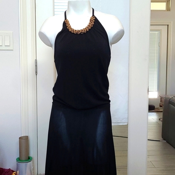 Banana Republic Boho Beaded Halter Dress - Picture 1 of 6